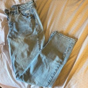 High Rise Straight Jeans